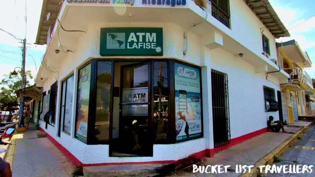 ATM Lafise at San Juan del Sur Nicaragua