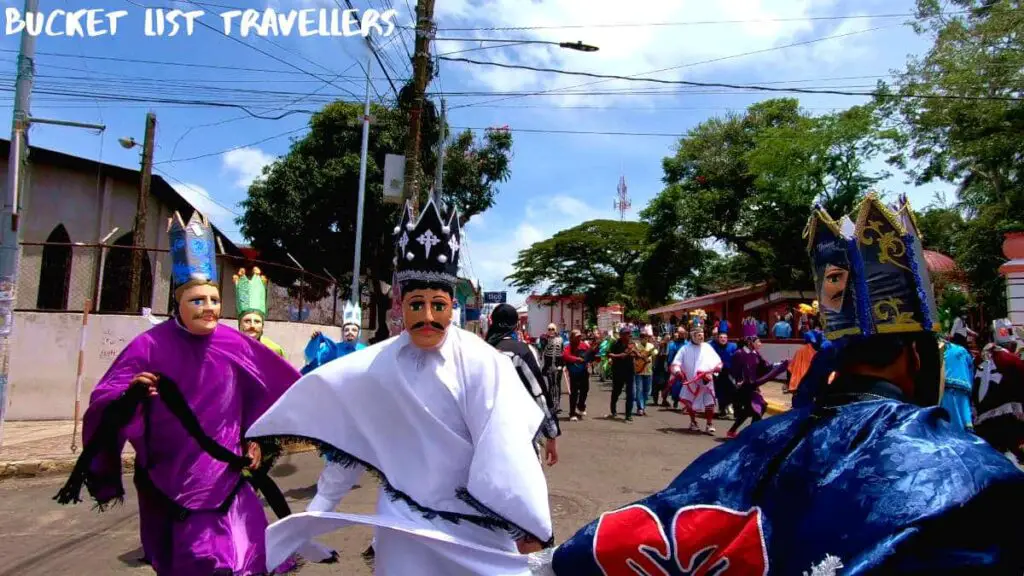Los Diablitos at Tope de los Santos Jinotepe Nicaragua