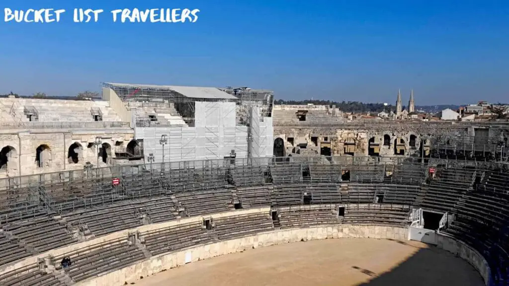 Arènes de Nîmes - Inside the coliseum