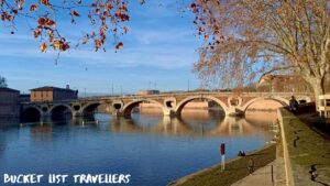 Pont Neuf from Quai de la Daurade Toulouse France