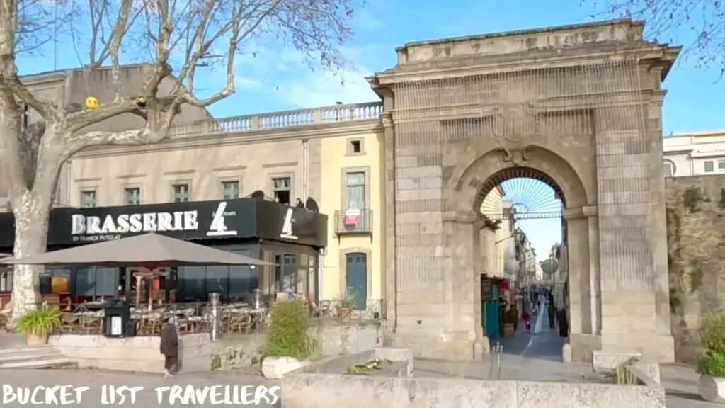 Portail des Jacobins Carcassonne France, Medieval Stone Gate France, French Fortified City