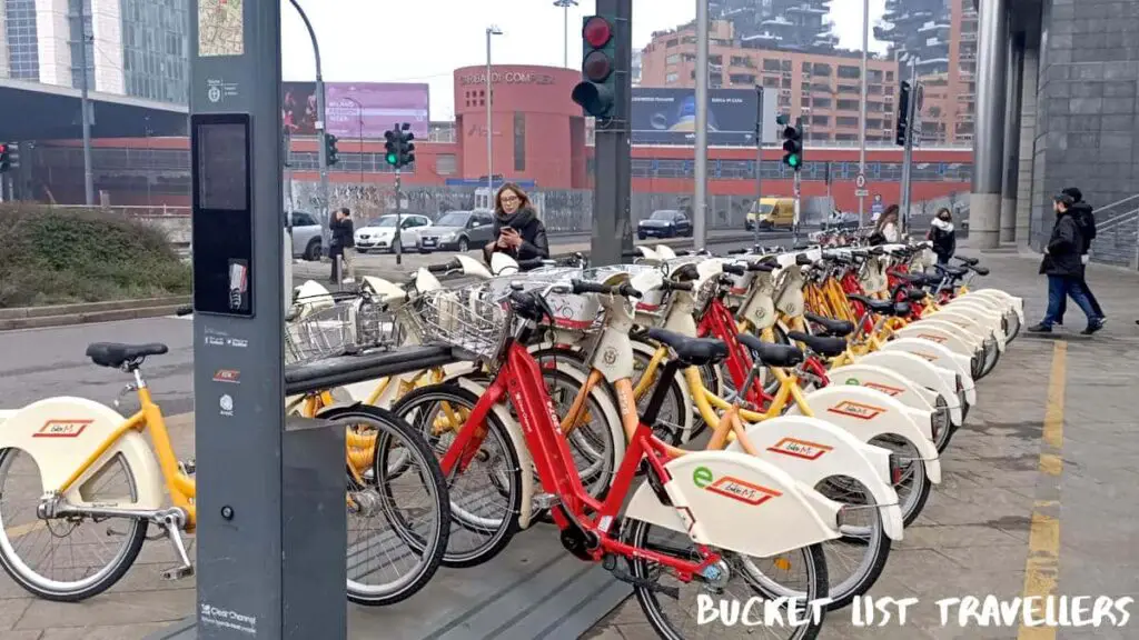 Bike Share Milan Italy