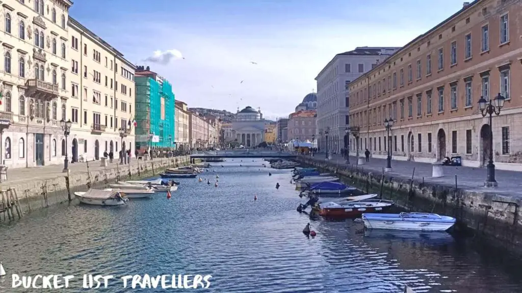Canal Grande di Trieste Italy