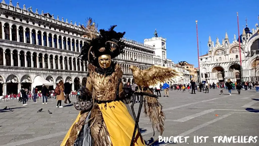 Carnival Piazza San Marco Venice Italy
