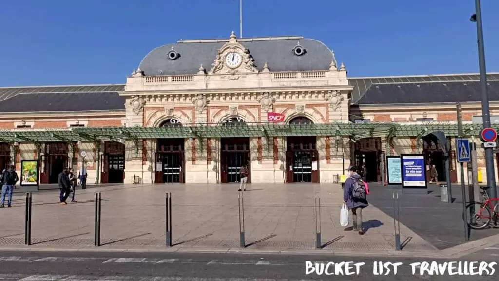 Outside Gare de Nice-Ville Train Station Nice France