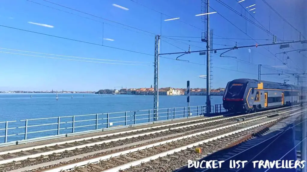 Trenitalia Train from Verona to Venice Italy