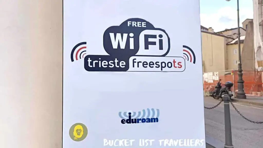 Free Wifi Trieste Italy