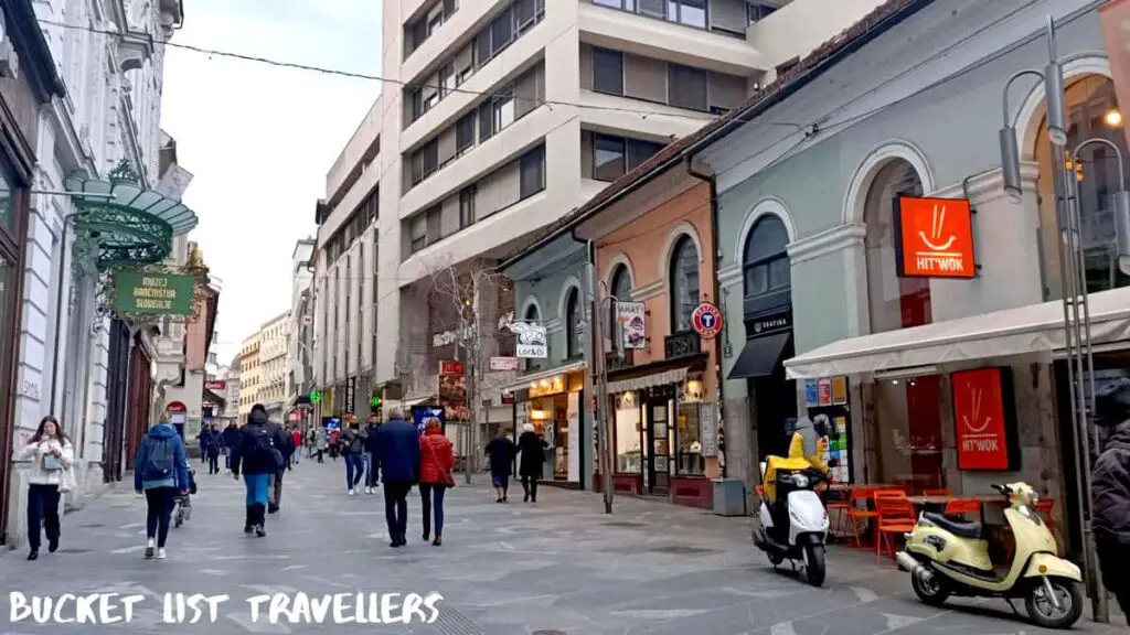 Čopova Ulica (Chop Street) Ljubljana Slovenia