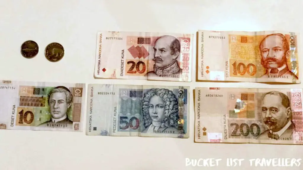 Croatian Kuna, currency of Croatia until 2022