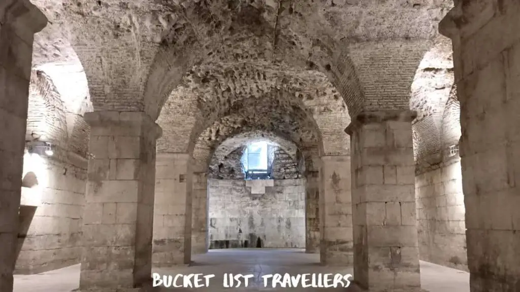 Diocletian's Palace Substructures Split Croatia