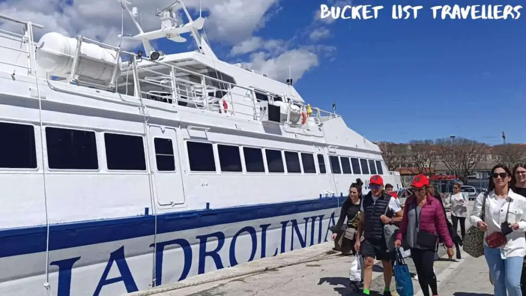 Jadrolinija Ferry from Split to Hvar Croatia