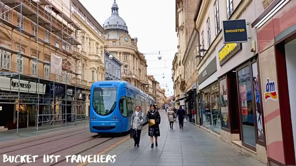 Tram Zagreb Croatia