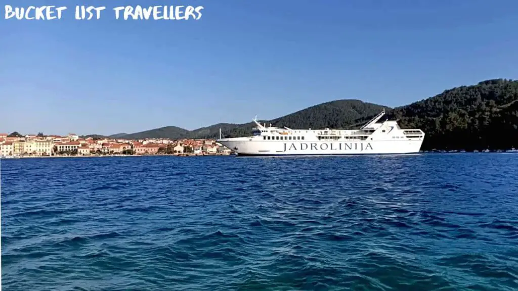 Jadrolinija Ferry Vela Luka Croatia, Vela Luka Harbour
