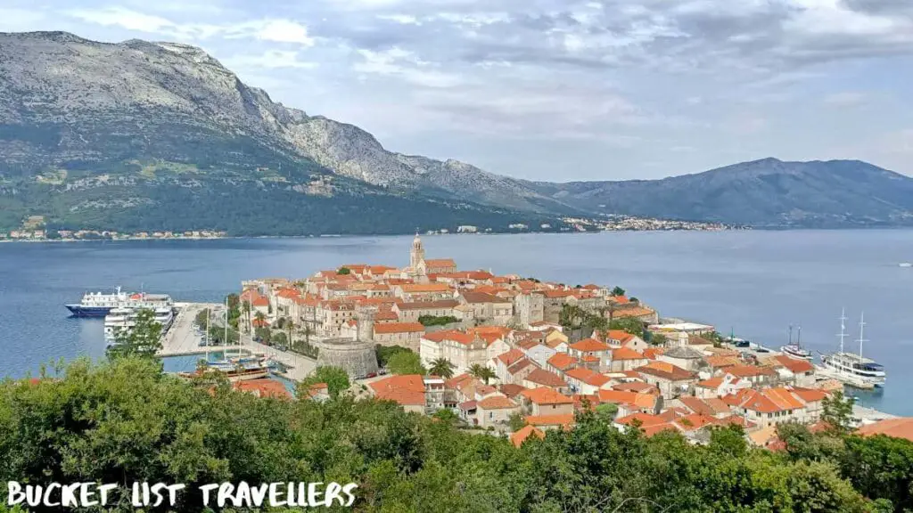 Panorama Korčula Croatia