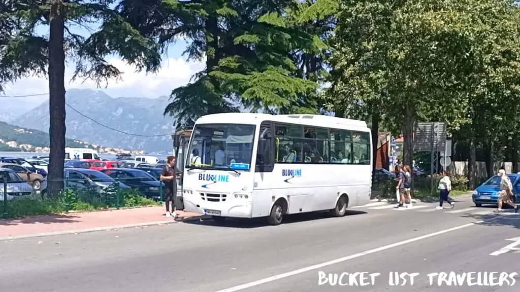 Blue Line Bus Kotor Montenegro