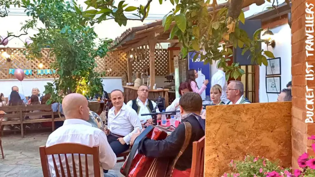 Albanian Band at Oda Traditional Albanian Restaurant