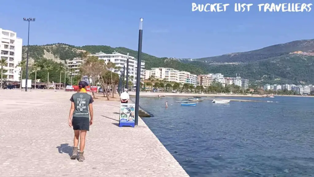 Seafront of Vlore Albania