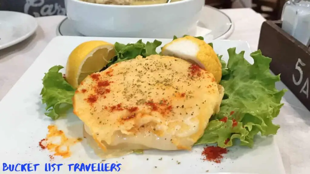 Saganaki Cheese from Fysa Roufa Restaurant Ioannina Greece