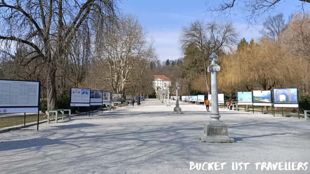 Jakopič Promenade Park Tivoli Ljubljana Slovenia