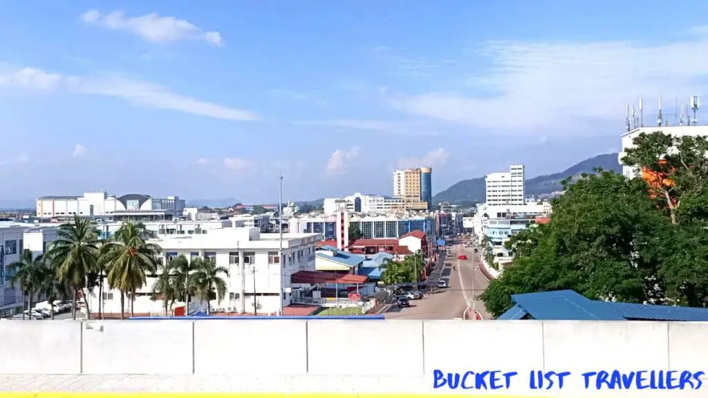 View of Kluang from Kluang Train Station Malaysia