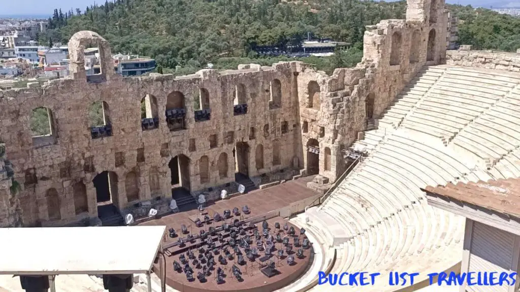Odeon of Herodes Atticus Acropolis Athens Greece