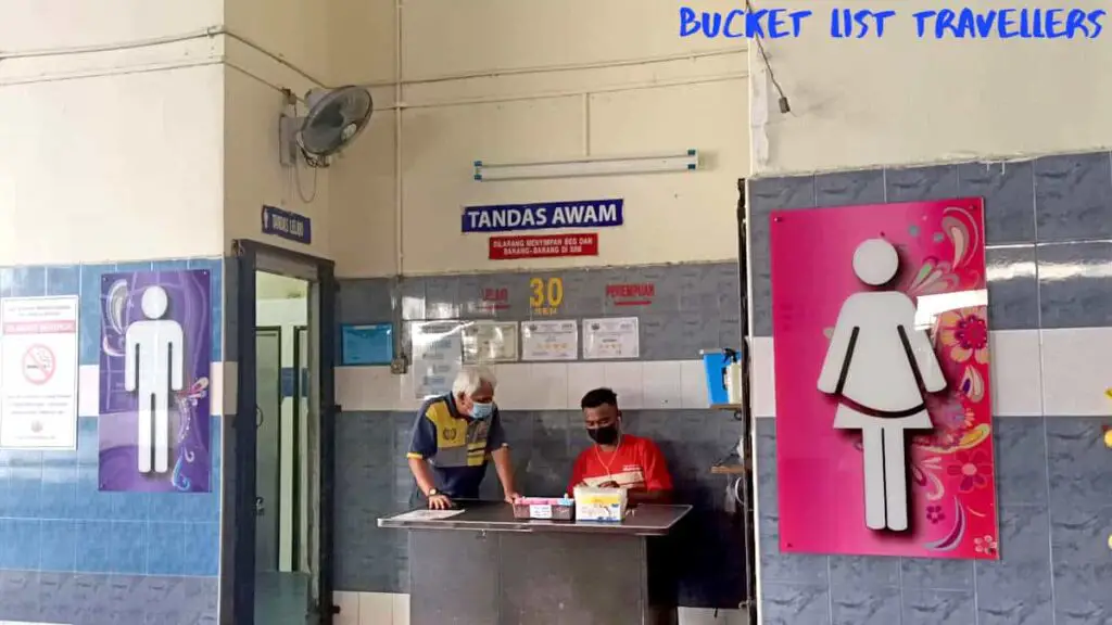 Public Toilets Terminal Pengangkutan Awam Bandar Kluang Malaysia