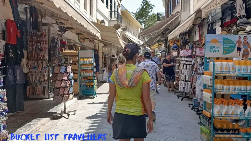 Shops Plaka Athens Greece