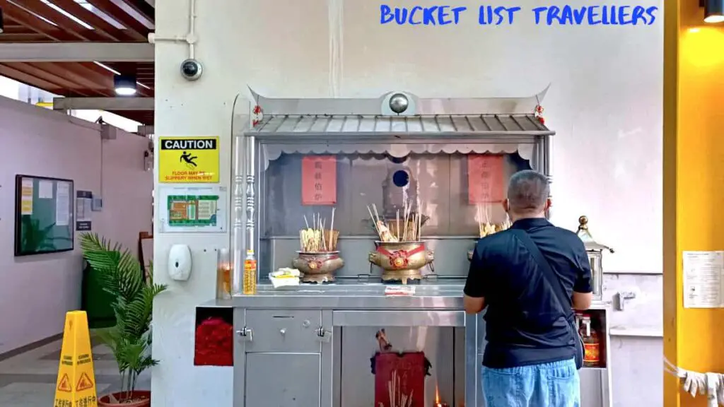 Shrine at Kallang Estate Market Singapore