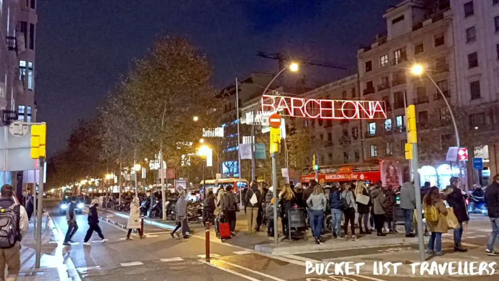 Barcelona at Night