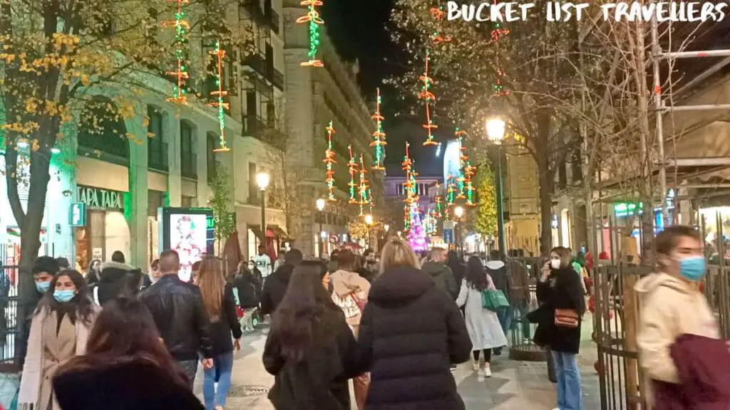 Calle del Arenal Madrid Spain