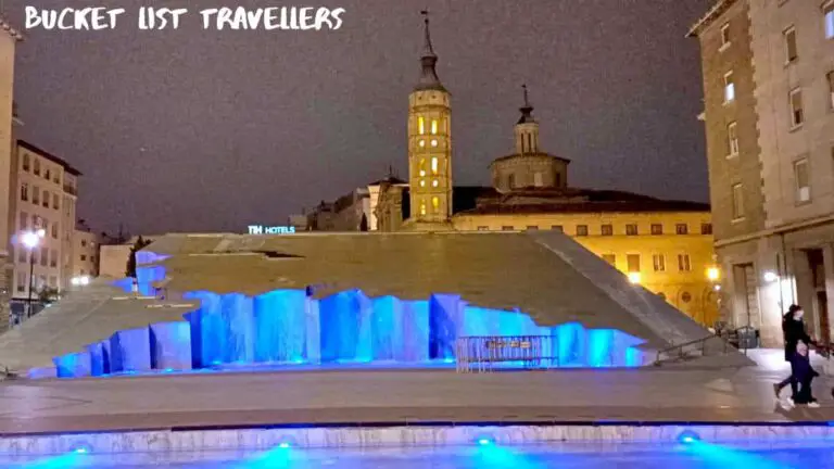 Fuente de la Hispanidad Zaragoza Spain