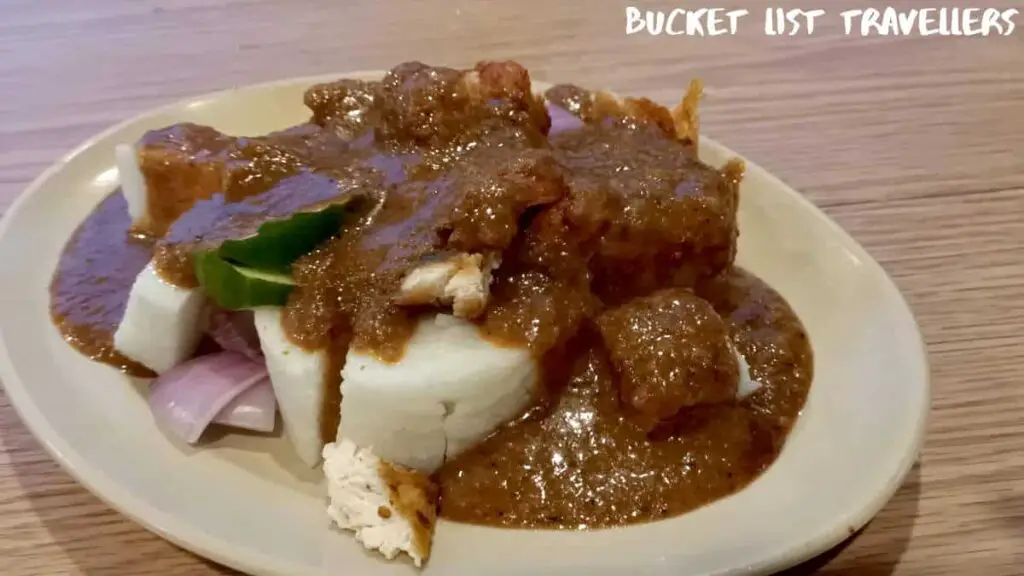 Nasi Impit Ayam-My Satay (Satay Gemok)