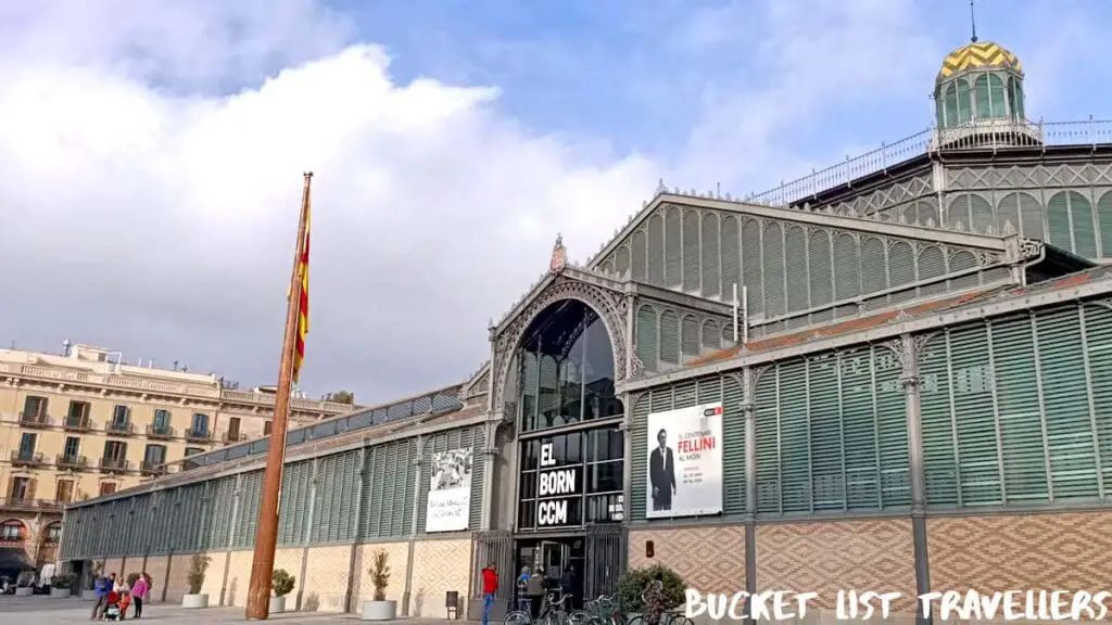 Outside El Born Centre de Cultura i Memòria Barcelona Spain