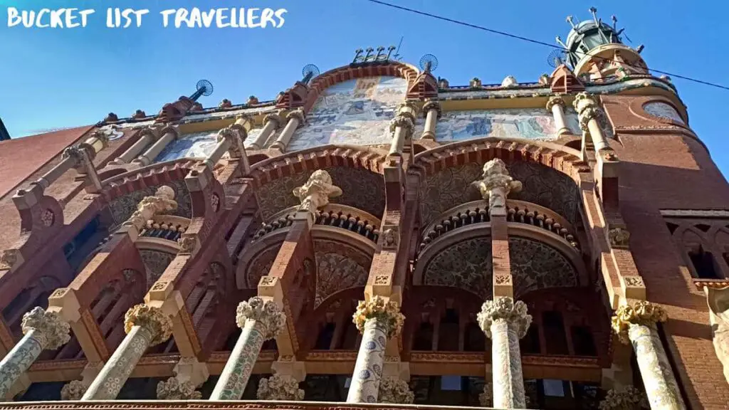 Palau de la Música Catalana Barcelona Spain