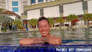 Woman in Pool, Ancasa Royale Pekan Pahang Hotel Malaysia