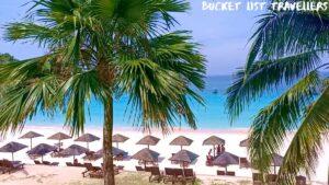 Beach Umbrellas-Laguna Redang Island Resort Malaysia