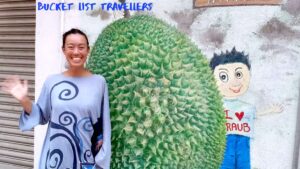 Durian Mural - Laman Seni Art Lane Lorong Dato' Abdullah Raub Malaysia