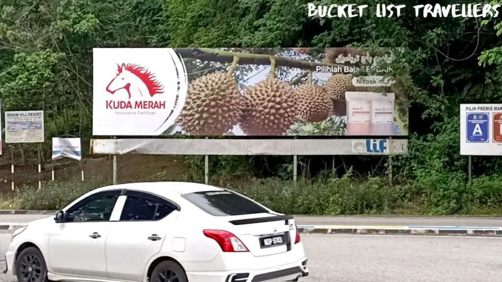 Durian Sign Raub Malaysia