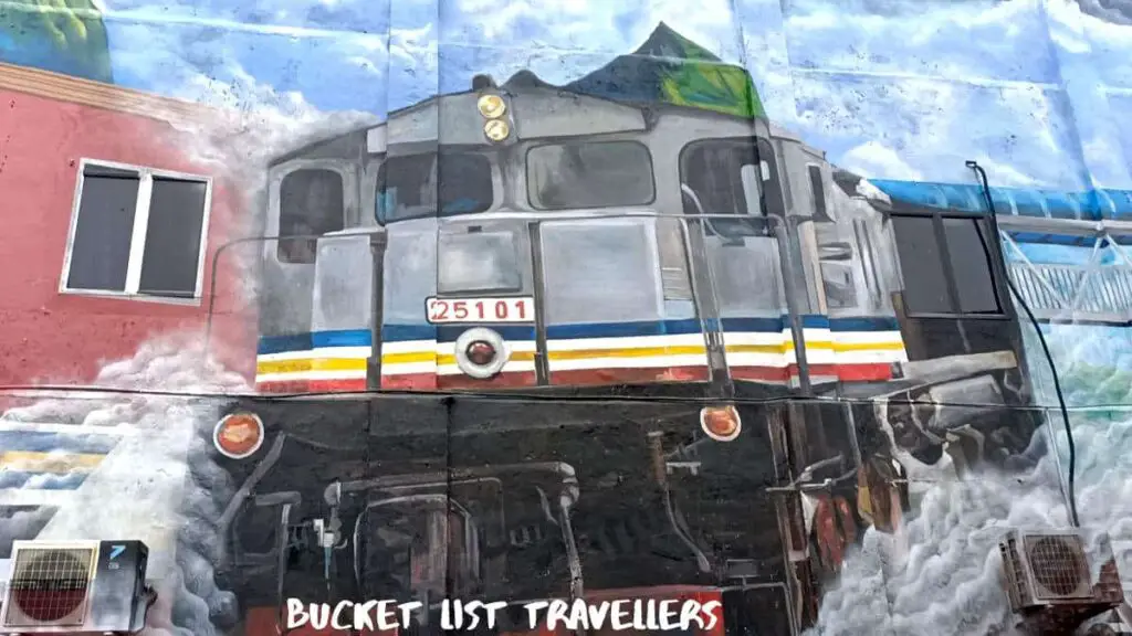 Kuala Lipis Train Mural Malaysia