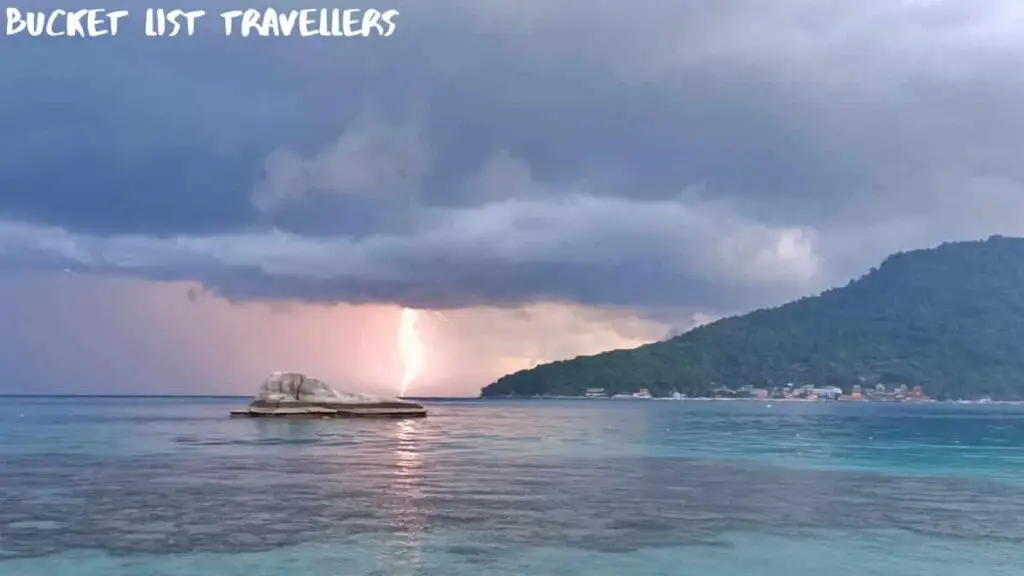 Lightning - Teluk Keke Beach Perhentian Islands Malaysia
