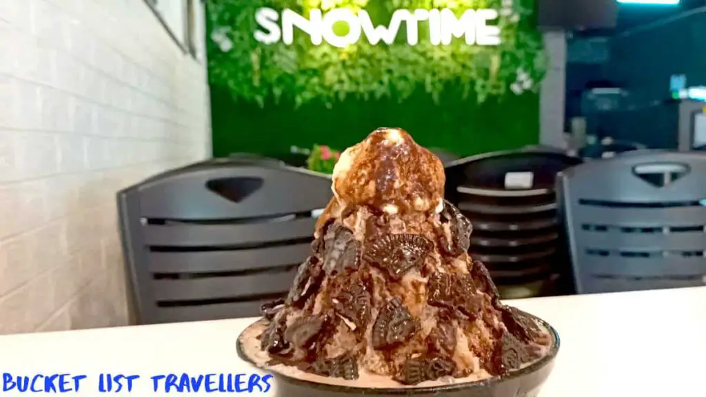 Oreo Snow - Snowtime Dessert Cafe Raub Malaysia
