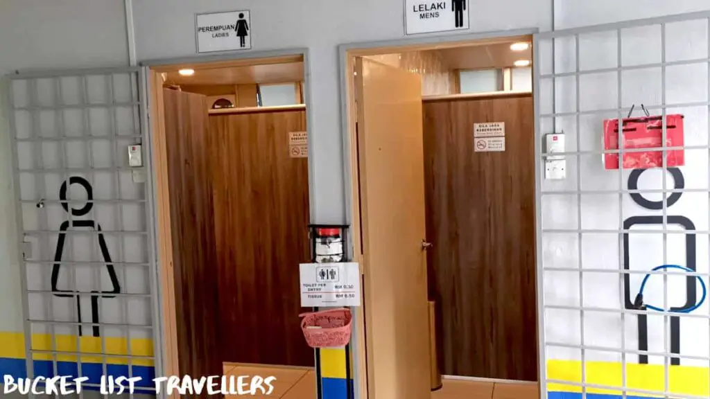 Public Toilets - Putra Train Station Kuala Lumpur Malaysia