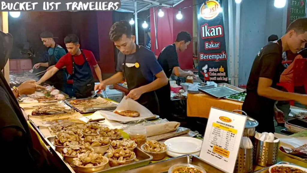 Seafood - Medan Mara Night Market Kota Bharu Malaysia