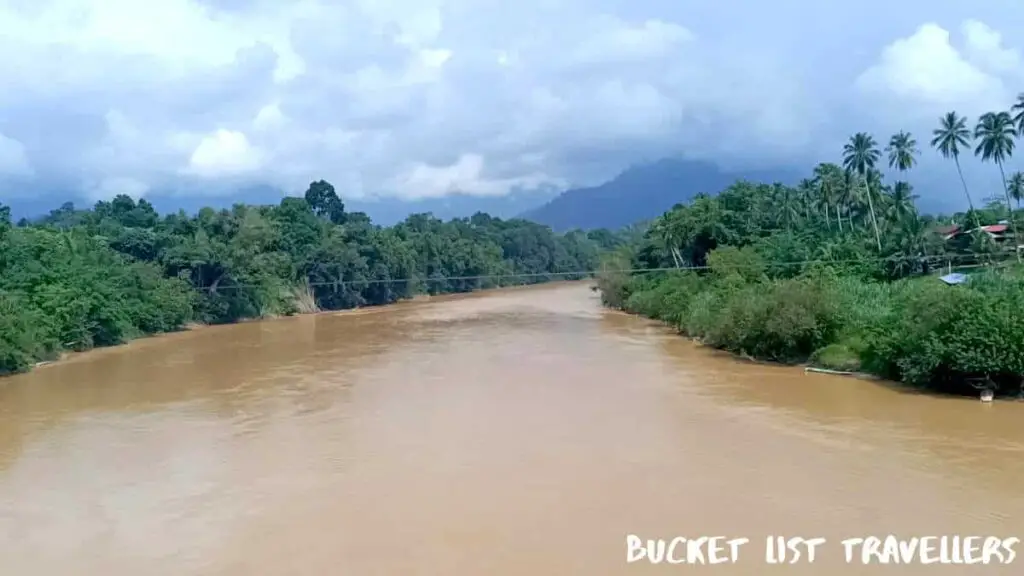 Sungai Galas River near Gua Musang Malaysia