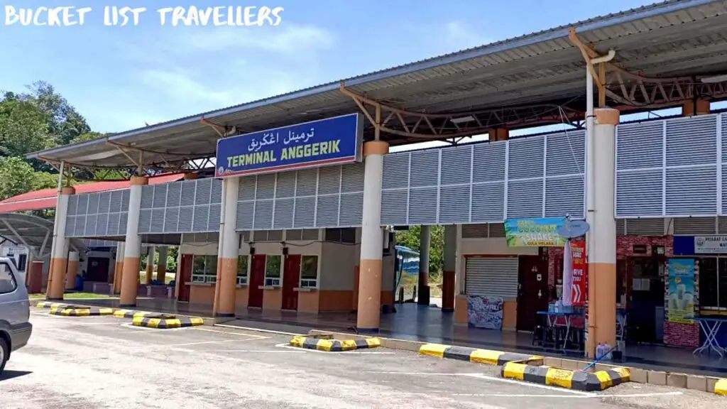 Terminal Bas Anggerik Bus Terminal Streetview Kuala Lipis Malaysia