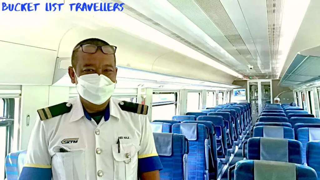 Train Conductor - KTM Train - Kota Bharu to Kuala Krai Malaysia