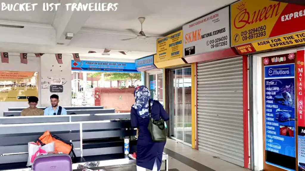 Waiting Area-Kuala Besut Bus and Taxi Terminal Malaysia