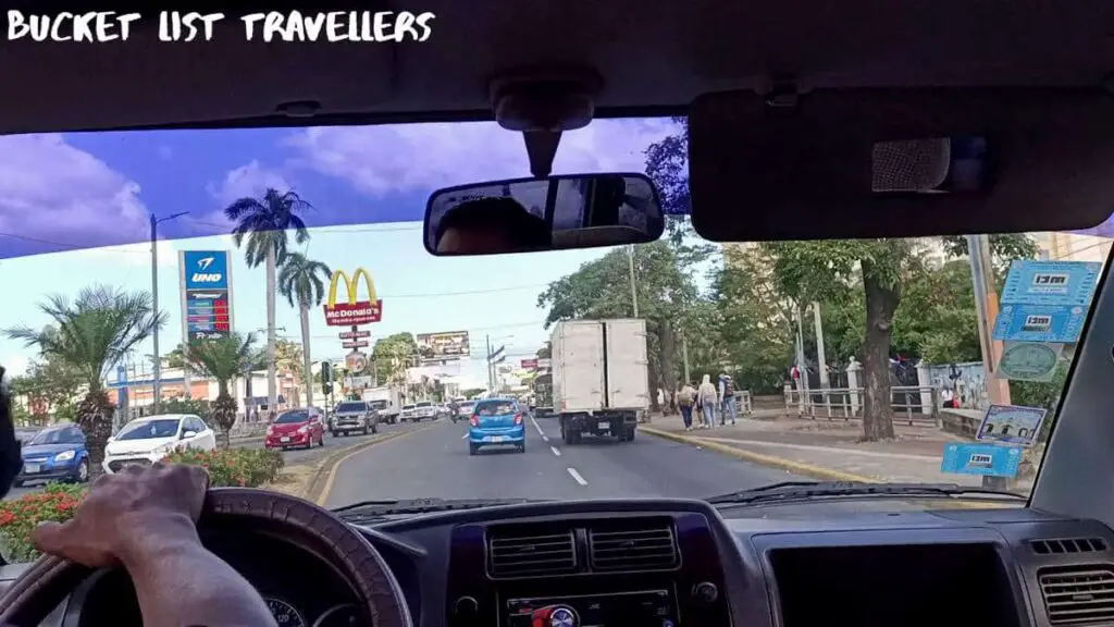 Driving-Managua Nicaragua