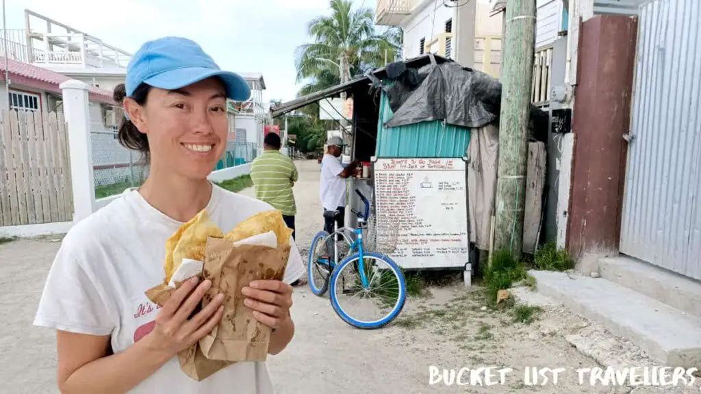 Fry Jack-Jenny's To Go Caye Caulker Belize
