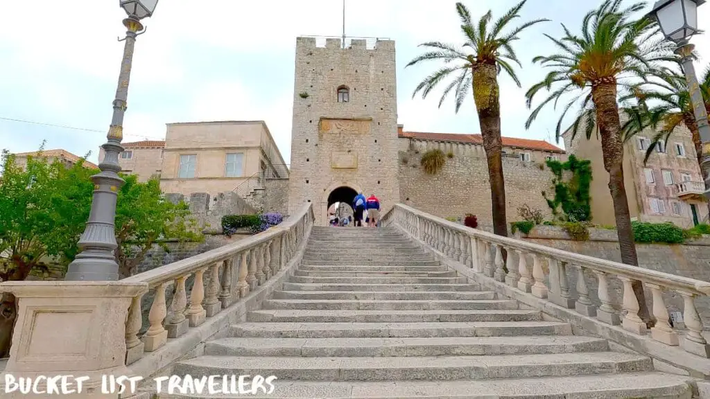 Revelin Tower - Entrance to Korcula Old Town Croatia